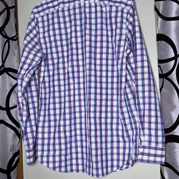 Blue and Purple Banana Republic Men’s Button Down - Picture 9 of 11